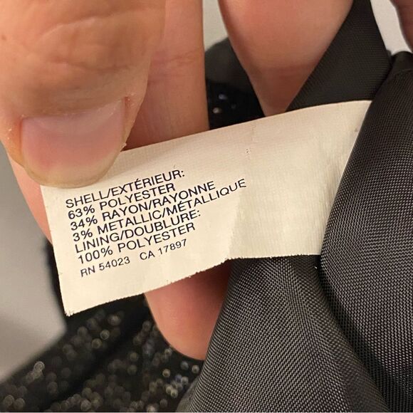 Gap Black Textured tweed lined A-Line Skirt with pockets Career office skirt 0 - Picture 11 of 11